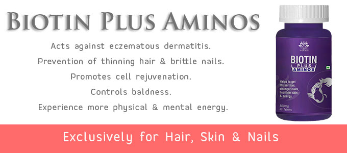 Skin Hair Nail Beauty Capsules - Biotin Plus Aminos